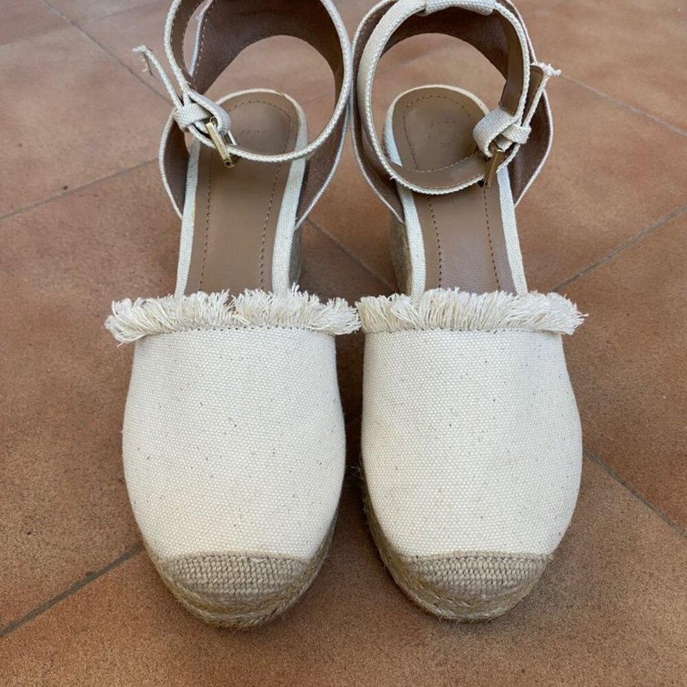 Heeled espadrilles